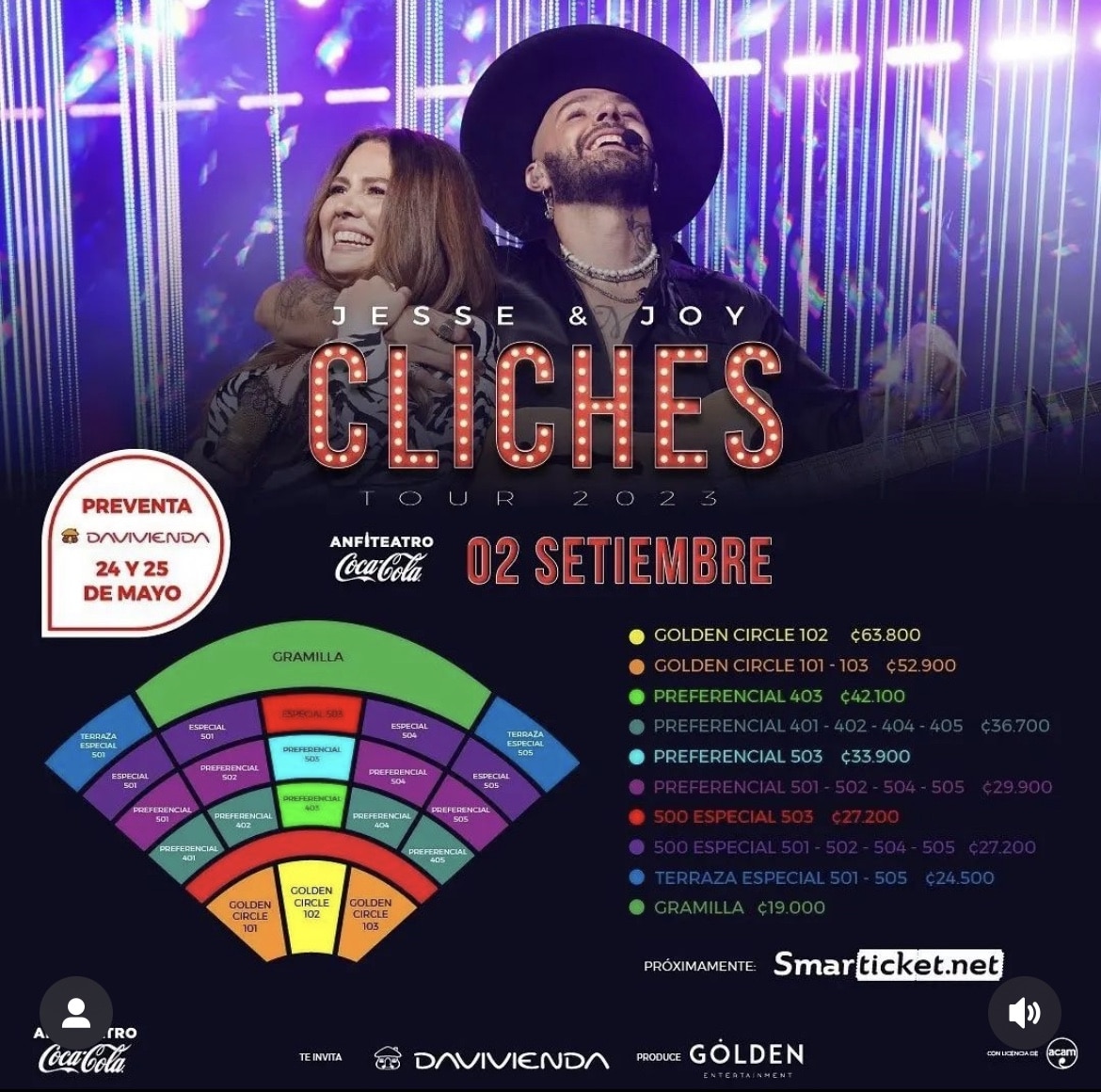 Jesse & Joy regresan a Costa Rica